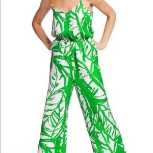 Lilly Pulitzer wide leg jumpsuit with adjustable straps